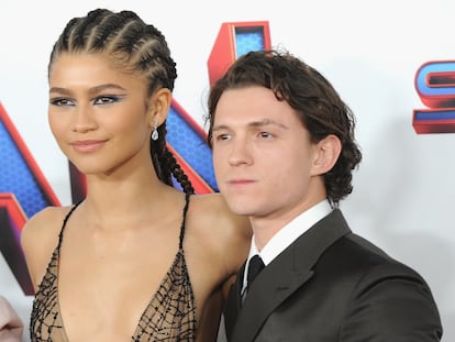 Zendaya y Tom Holland.