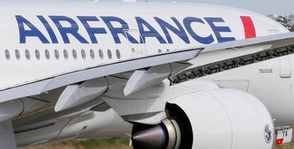 Un Airbus A350 de Air France, en Toulouse (Francia).