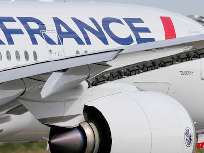 Un Airbus A350 de Air France, en Toulouse (Francia).