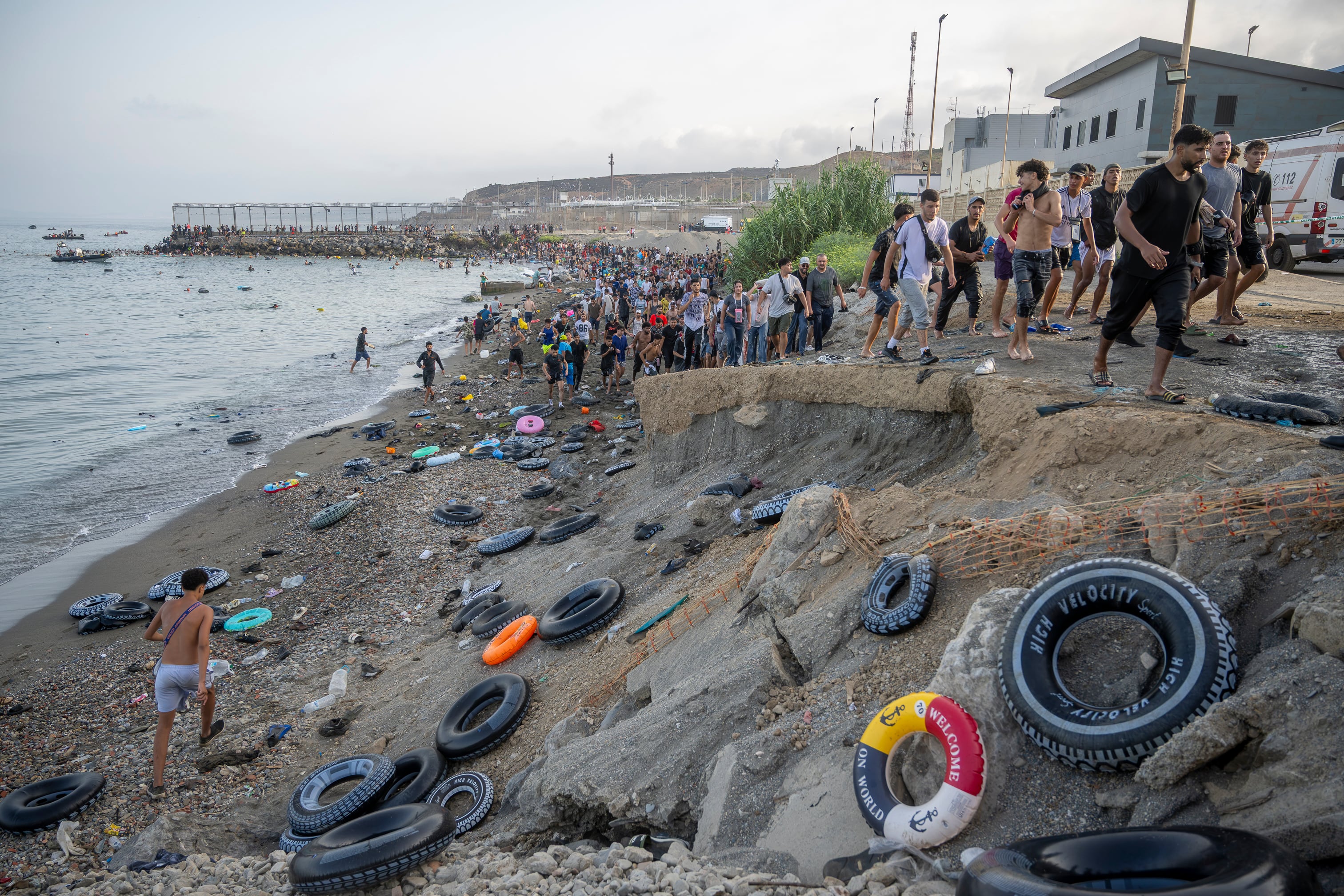 La Audiencia Nacional asume la investigación sobre la entrada masiva de migrantes a Ceuta por “atacar gravemente la integridad territorial de España”