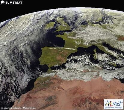 Imatge de l'Agència Estatal de Meteorologia (Aemet).