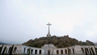 Vista del Valle de los Caídos, en San Lorenzo de El Escorial.