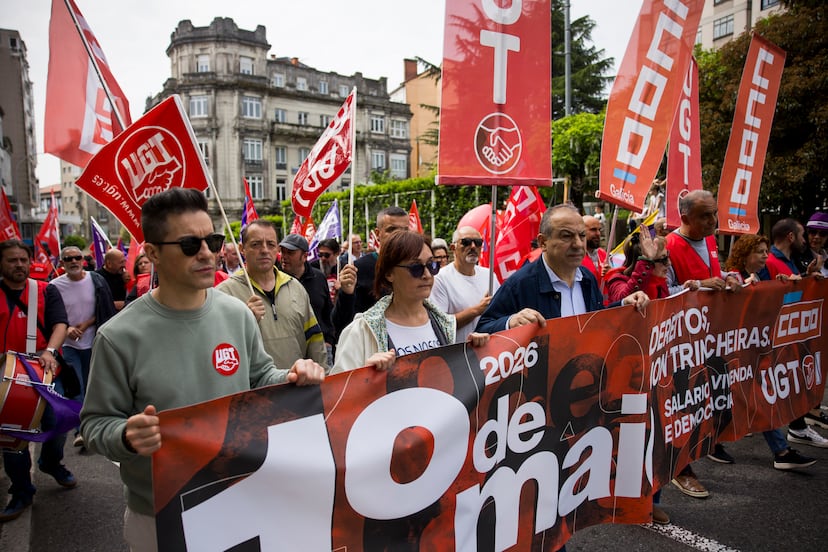 Miles de trabajadores se manifiestan por la vivienda el Primero de Mayo ...