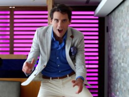 El cantante Mika, en Madrid.