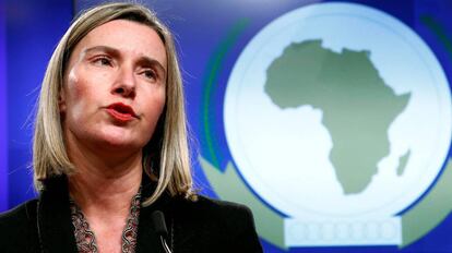 La alta representante de Política Exterior de la UE, Federica Mogherini.