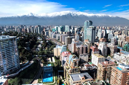 Vista de Santiago de Chile