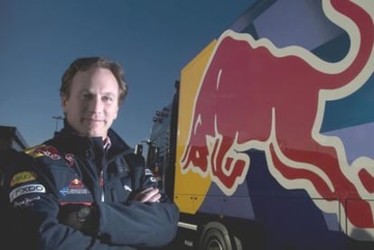 Christian Horner, director de Red Bull, en el circuito de Montmeló.
