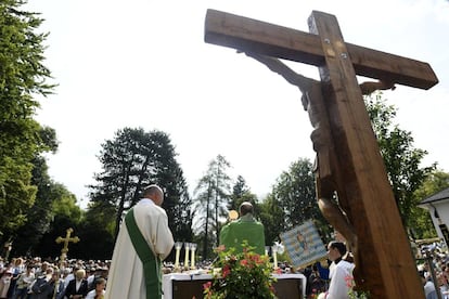 Servicio religioso en la localidad bávara de Murnau (Alemania).