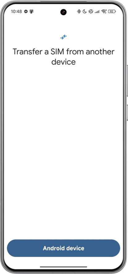 Transferir eSIM desde un iPhone de Apple