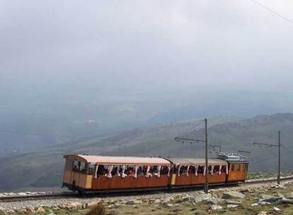 El tren de La Rhune parte del puerto francés de Saint Ignace, cerca de la localidad de Sare.