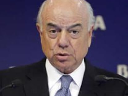 El presidente del BBVA, Francisco González