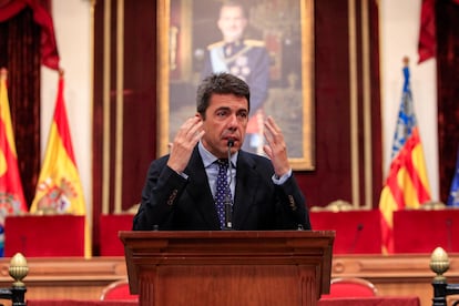 Carlos Mazón anuncia un acuerdo con Vox para aprobar los presupuestos de la Generalitat de 2025