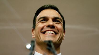 O socialista Pedro Sánchez.