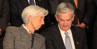 Christine Lagarde y Jerome Powell en una imagen de archivo