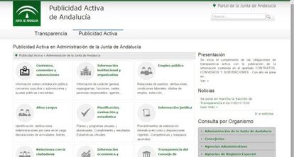 Imagen de acceso al Portal de Transparencia de la Junta de Andaluc&iacute;a. 