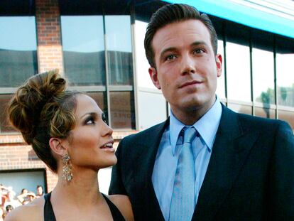 Jennifer Lopez y Ben Affleck en 2003.