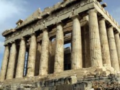 Vista del Partenón en Atenas.