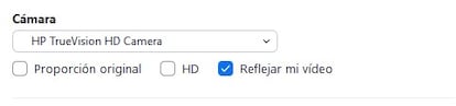 Vídeo HD en Zoom