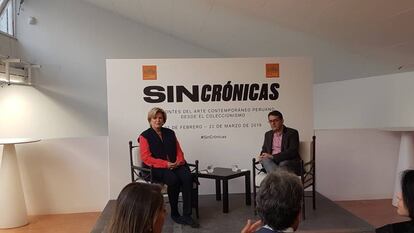 Ella Fontanals-Cisneros, este mañana en Madrid, durante la presentación.
 