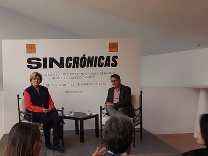 Ella Fontanals-Cisneros, este mañana en Madrid, durante la presentación.
 