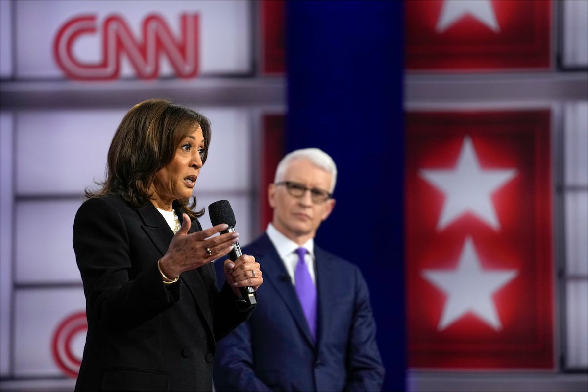 Kamala Harris, at a meeting with voters in Pennsylvania: “Trump is a danger to the security and well-being of the United States”