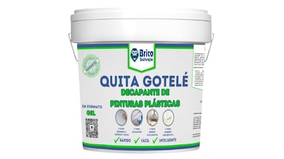 Este producto sirve para eliminar el gotelé ablandando la pintura para que luego sea más fácil retirarla.