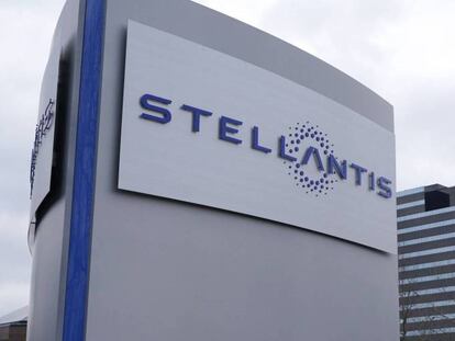 Logo de Stellantis, en una imagen de archivo