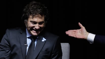 El presidente de Argentina, Javier Milei. 
