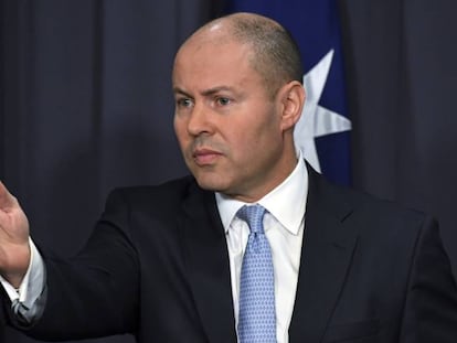 El ministro de Hacienda australiano, Josh Frydenberg.