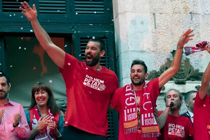 El Girona de futbol y el Basquet Girona