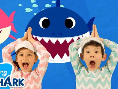 Imagen promocional del video Baby Shark.