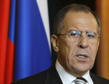 El ministro ruso de asuntos exteriores, Serguei Lavrov.