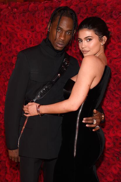 Travis Scott y Kylie Jenner el pasado mes de mayo en la gala Met.