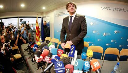 Carles Puigdemont, a Brussel&middot;les