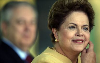 A presidenta brasileira nesta sexta-feira.