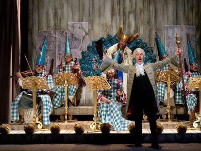 Ensayo de 'El concierto de San Ovidio', de Antonio Buero Vallejo, en el Centro Dramático Nacional. 