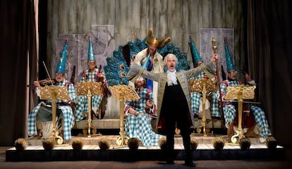 Ensayo de 'El concierto de San Ovidio', de Antonio Buero Vallejo, en el Centro Dramático Nacional. 