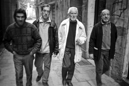 Desde la izquierda, José Antonio, Juan Carles, Vittorio y Ramón, cuyas historias aborda 'Solo pido un poco de belleza'.
