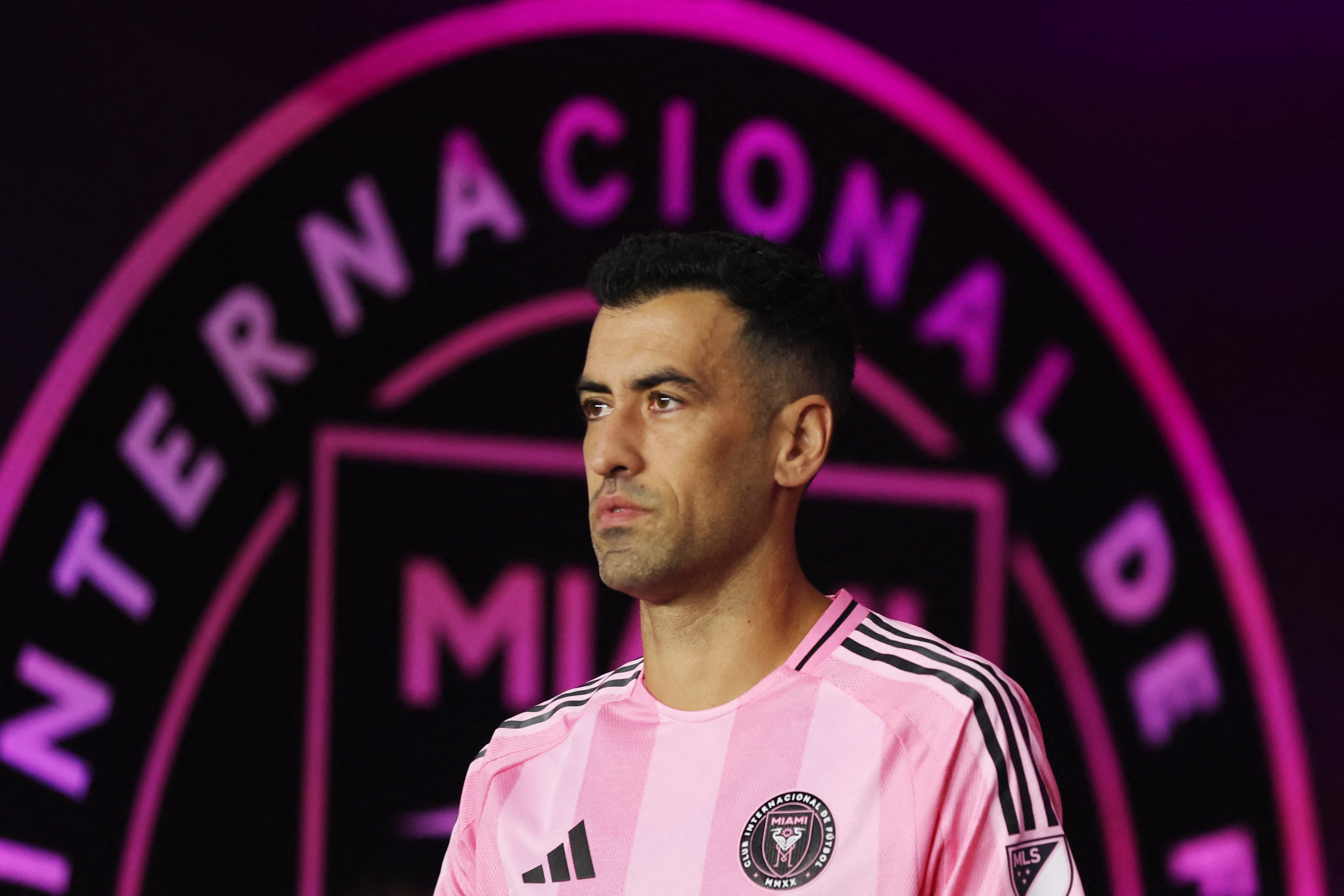 Sergio Busquets antes del partido de la MLS entre el Inter Miami CF y el Seattle Sounders FC en el Chase Stadium el 16 de septiembre de 2025 en Fort Lauderdale, Florida. 