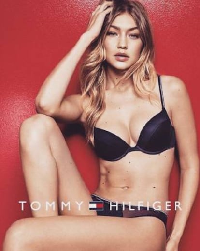 Gigi Hadid, para Tommy Hilfiger.