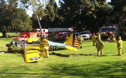 Hace dos años Harrison Ford sufrió un grave accidente de avión a consecuencia del cual estuvo varios meses apartado de los rodajes. Hoy está totalmente recuperado.