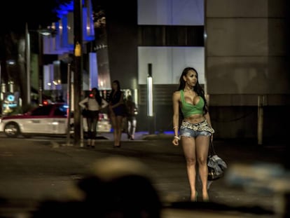 Uma mulher transexual em Tlalpan, na Cidade do México.