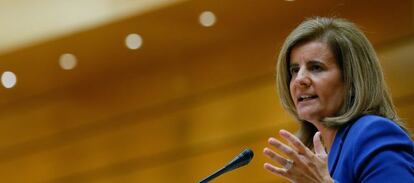 La ministra de Empleo y Seguridad Social, Fátima Báñez