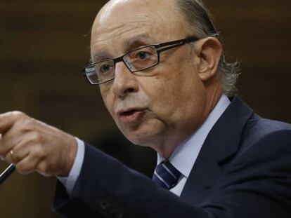 El ministro de Hacienda, Cristóbal Montoro.