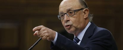 El ministro de Hacienda, Cristóbal Montoro.