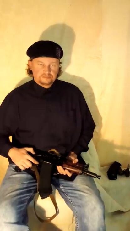 Imagen de un vídeo subido a Internet por un hombre identificado como Maxim Plojim, principal sospechoso del secuestro.