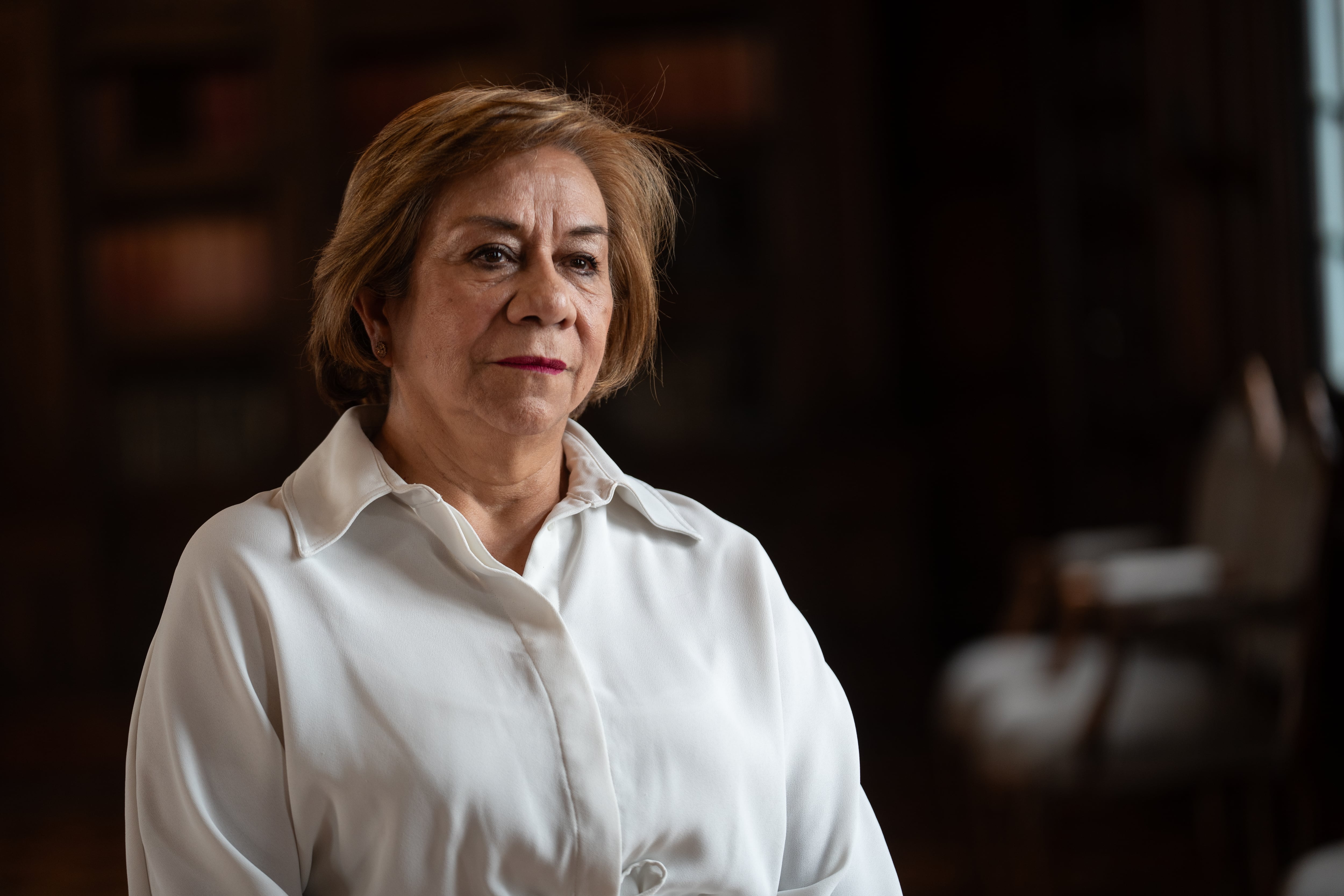 Rosa Villavicencio, en Bogotá, el 21 de octubre.