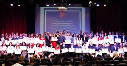 Entrega de premios a la Excelencia de la Comunidad de Madrid.