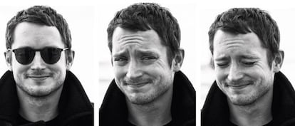 Desde que debutó en 'Regreso al Futuro II', Elijah Wood ha puesto todas estas caras