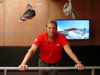 Jochen Zeitz, consejero delegado de Puma, en la Puma City de Alicante.